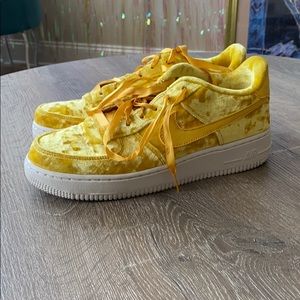 Yellow Velvet Air Force 1